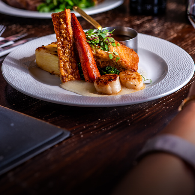 Explore our great offers on Pub food at The Corner House