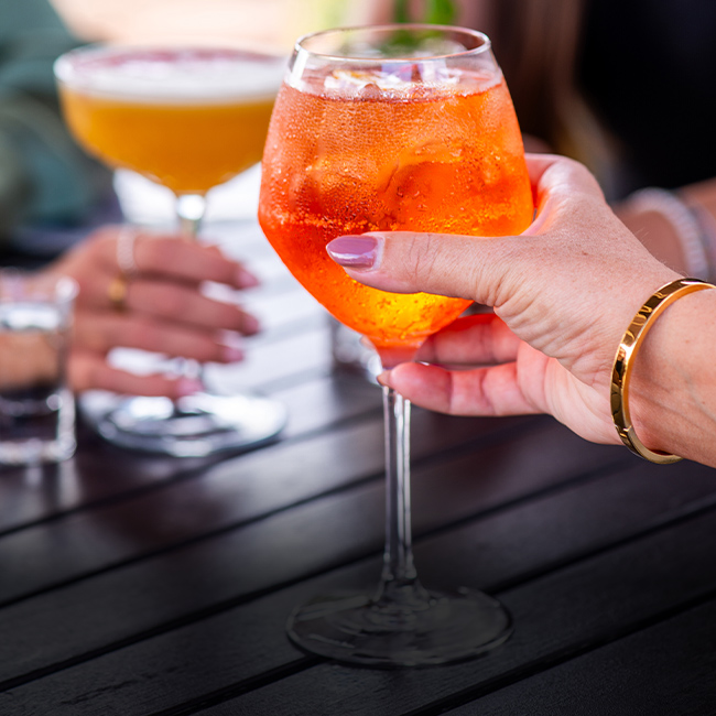Wine & Drinks menu at The Corner House