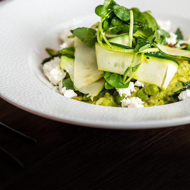 Vegan menu at The Corner House