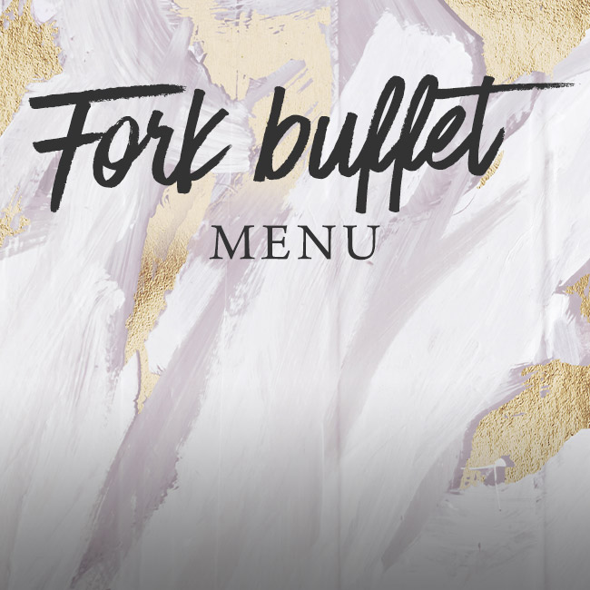 Fork buffet menu at The Corner House
